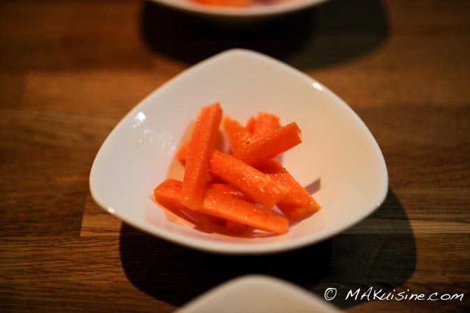 Tsukemono de carotte