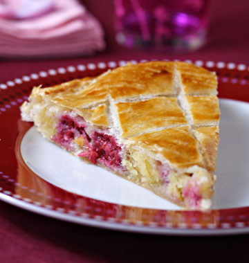 Galette des rois frangipane framboise