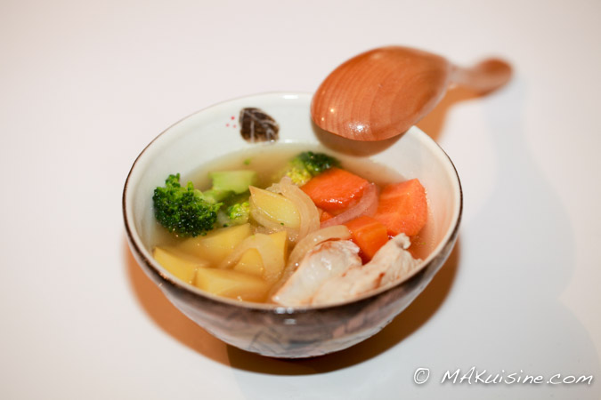 Soupe de dinde façon pot au feu