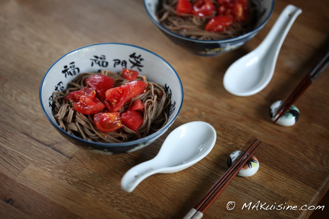 Soba à la tomate