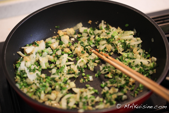 Porc haché au brocoli