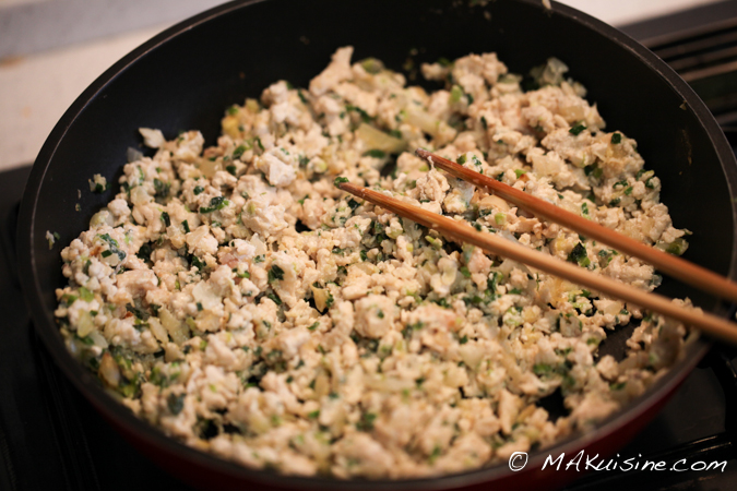 Porc haché au brocoli