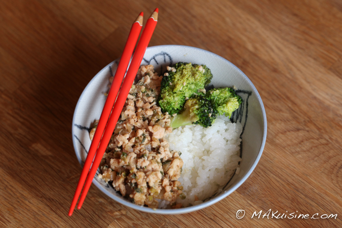 Porc haché au brocoli