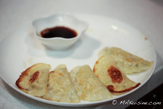 Gyozas cuits