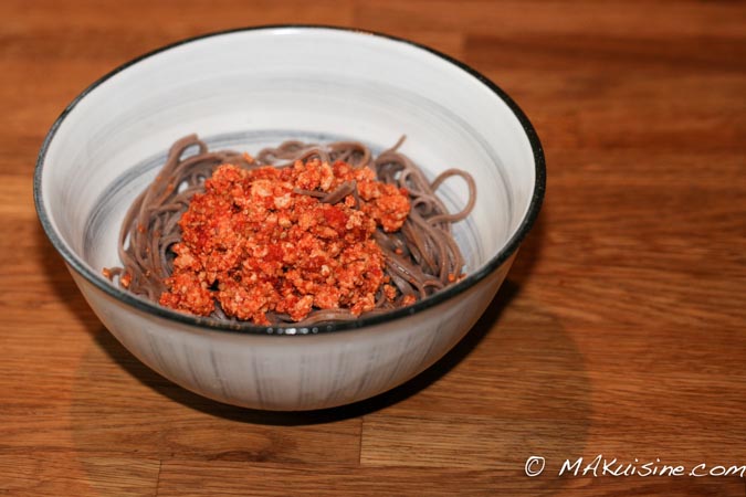 Porc haché Soba