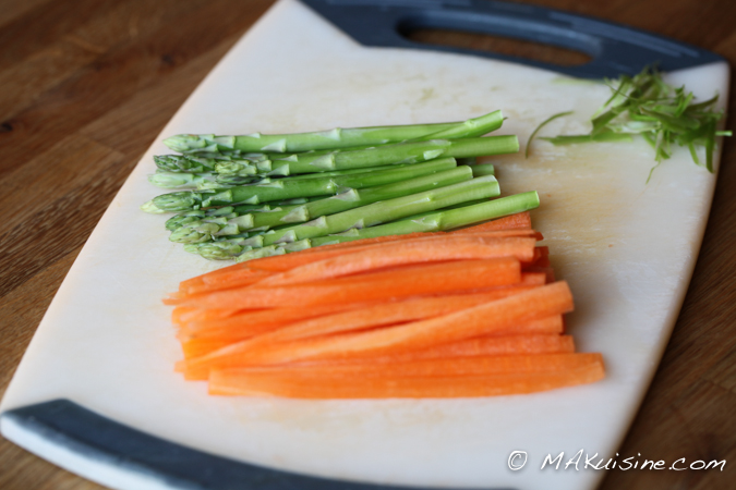 Carottes et asperges